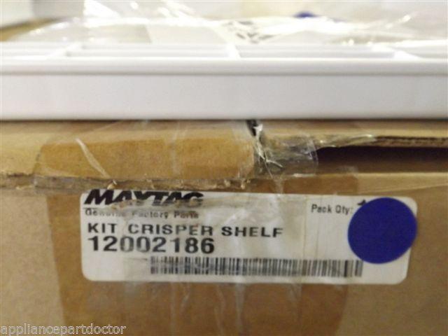 Maytag Jenn Air Refrigerator 12002186 Kit Crisper Shelf NEW IN BOX Maytag Jenn Air Refrigerator 12002186 Kit Crisper Shelf NEW IN BOX
